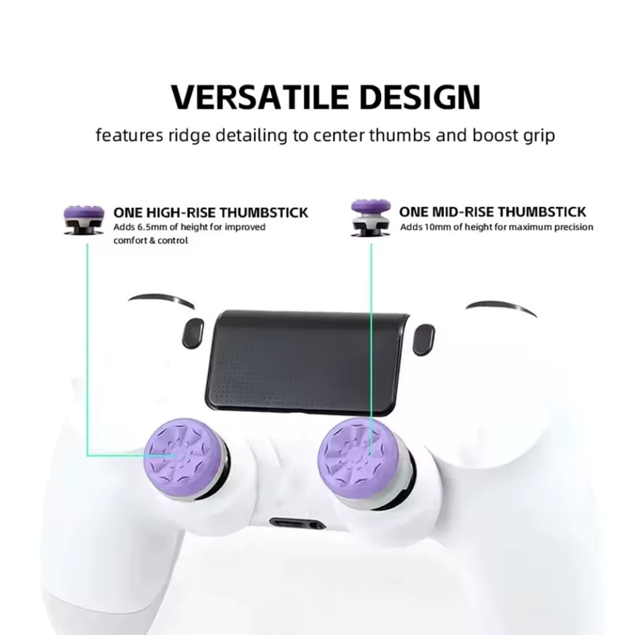 8BitDo Silikonkappen für Ultimate Controller Sticks, kompatibel mit PS4 und PS5 - Bild 4