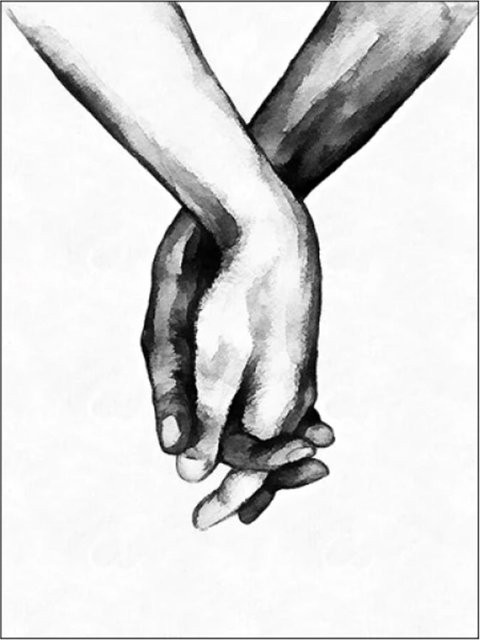 TPFLiving Gold Luxus Poster Leinwand Abstract Illustration ohne Rahmen B: 30 cm, H: 40 cm - Bild 1