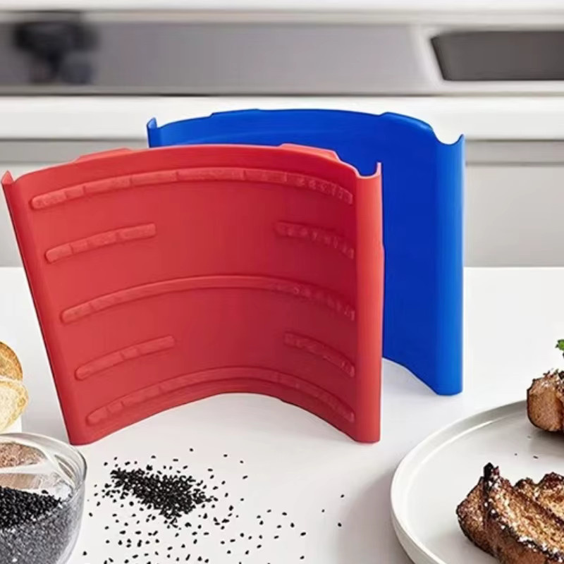 Multifunktionaler Silikon-Küchenhandschuh-Ersatz als hitzebeständiger Anti-Rutsch-Clip für Grill und Brot, Farben: Blau und Rot - Bild 4