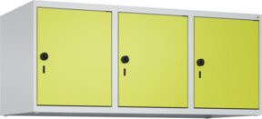 C+P Aufsatzschrank 7035/0024 mit 3 Abteilen, Wandmontage, Sicherheits-Drehriegel und Soft-Close-Türen, B/H/T: 120 x 50 x 50 cm - Bild 1