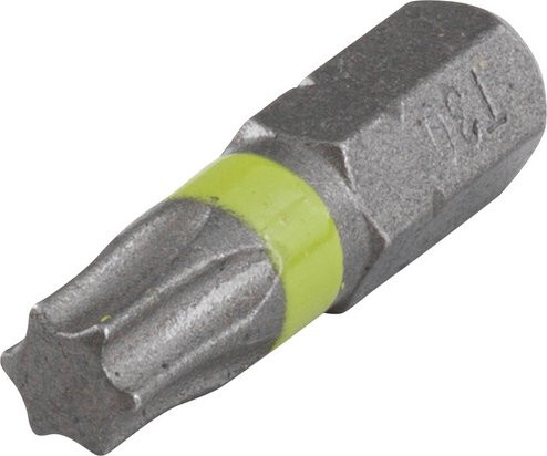 Wolfcraft T-Bit 2482000 Schraubendreher-Bits mit 1/4 Zoll Sechskant, 3 Stück, silberfarben - Bild 1
