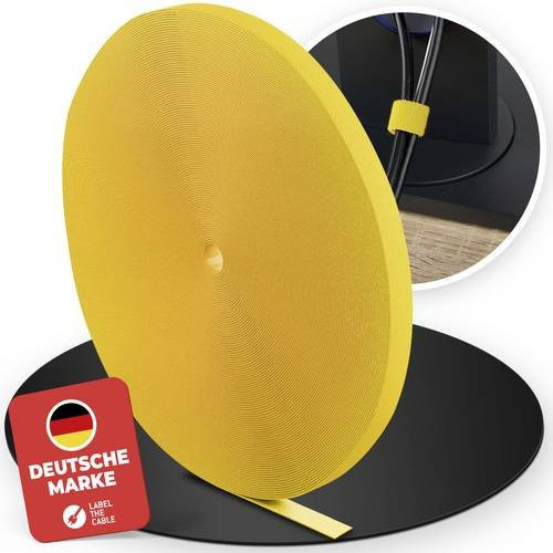 Label the Cable LTC ROLL STRAP PRO 1240 Kabelbinder Gelb 25m - Bild 1