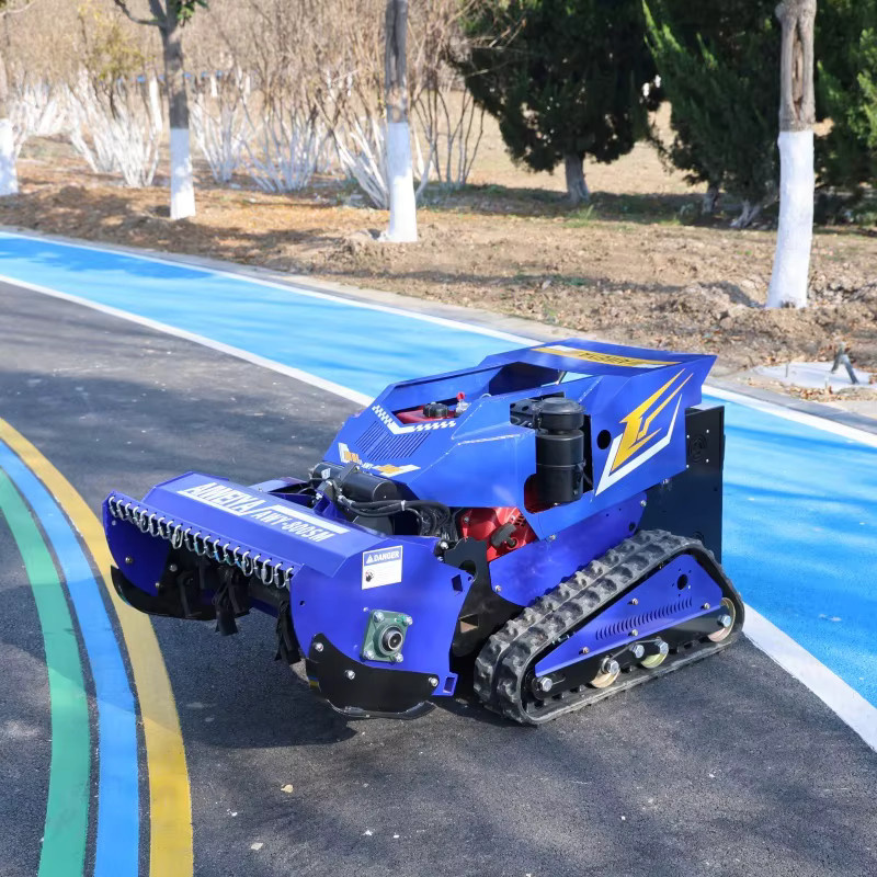 TONGZHONG Ferngesteuerter Zero-Turn-Rasenmäher und Mulcher in Blau mit Benzin- oder Dieselmotor oder Akku - Bild 3