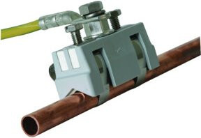 DEHN Ex-Bandrohrschelle Anschlussschraube M8 EX BRS 27 in Grau - Bild 1