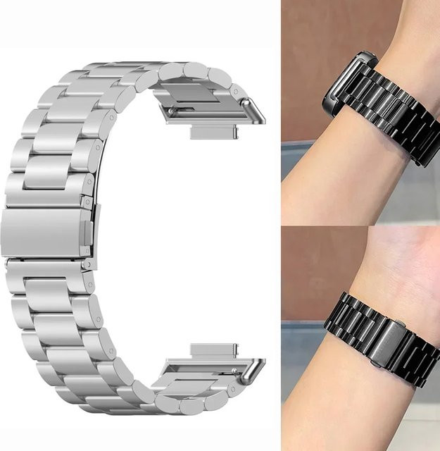 Uhrenarmband Edelstahl, Silber, Unisex - Bild 1
