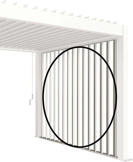 Biohort Sonnenschutzrollo manuell Weiß Breite: 350 cm - Bild 1