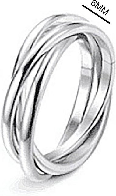 Angstring Fidget Spinner Ring, Edelstahl, Unisex, Größe 11 - Bild 1