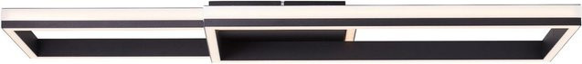 BRILLIANT Metis LED Deckenleuchte Schwarz, 44W, 4300lm, 3000K, dimmbar, B: 60 cm, T: 23 cm - Bild 1