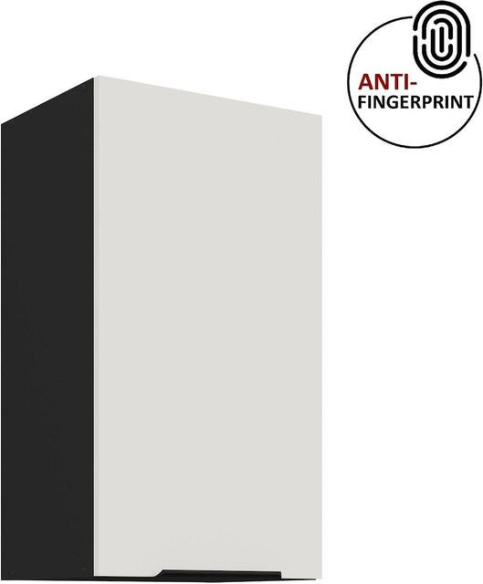 Küchen Hängeschrank ARIA Weiss Matt mit Einlegeböden und Anti-Fingerprint-Beschichtung Breite: 40 cm, Höhe: 72 cm, Tiefe: 1 cm - Bild 1