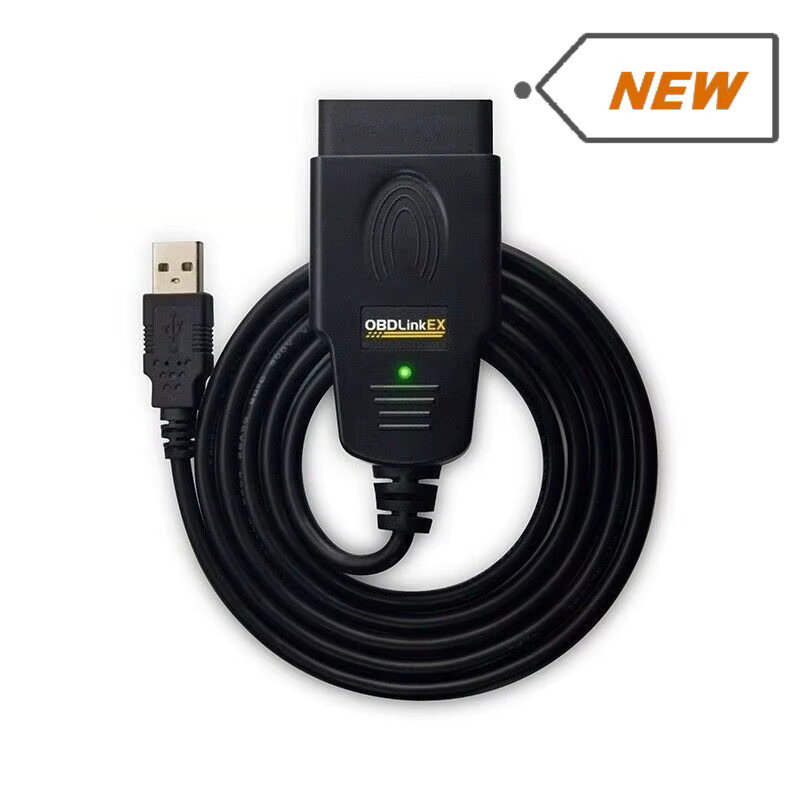 OBDLink EX USB OBD2 Diagnose-Tool für Ford und ForScan mit OBDwiz Software, Schwarz - Bild 3