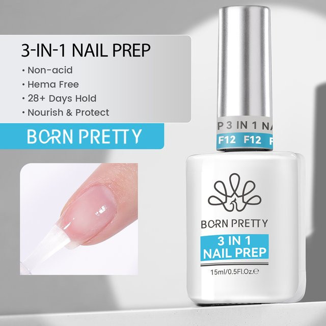 BORN PRETTY Nagelprimer, 15 ml, säurefrei, glänzend - Bild 1