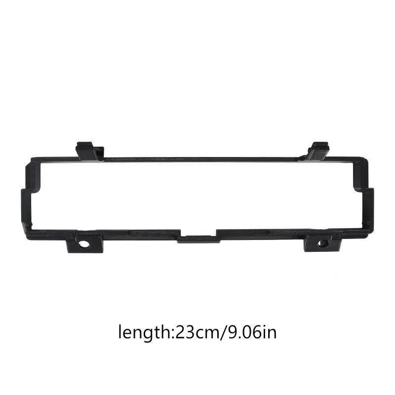 CHEDONGDONG HVAC Adapter Rahmen für BMW 3er E46 Klimaanlage Bedienfeld Halterung zur Nutzung von Apple CarPlay und Android Auto, Schwarz - Bild 2