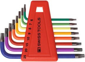 PB Swiss Tools Winkelschraubendreher-Satz für TX, 8-teilig, multicolour - Bild 1