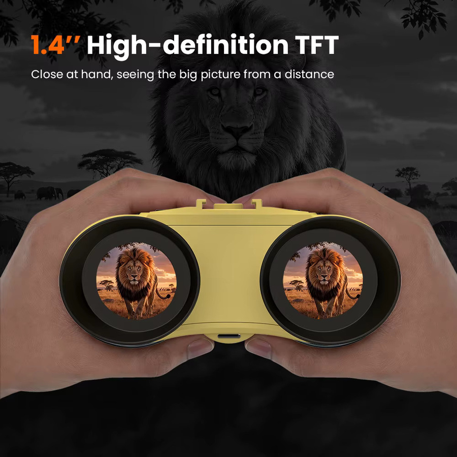 GTGUARD V6 Nachtsichtfernglas mit 1080P FHD Video, 8X Zoom und 300m Reichweite in Beige - Bild 2
