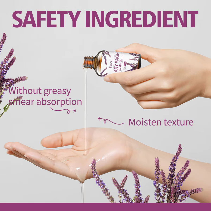 Hllozzi Ätherisches Öl Scharfer Salbei, 30 ml, Unisex - Bild 4