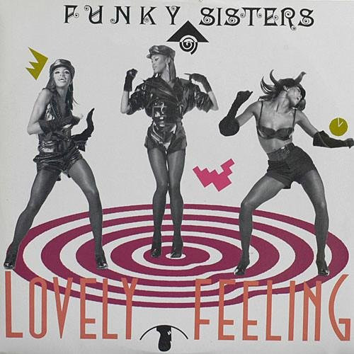Funky Sisters - Lovely Feeling 12-Zoll Vinyl Single Radiorama Productions 1991 Electronic Schwarz - Bild 1