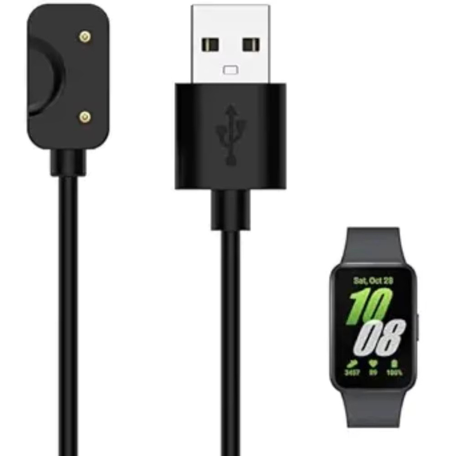 Samsung USB-C Smartwatch-Ladegerät, Schwarz, für Galaxy Fit3 SM-R390 - Bild 2