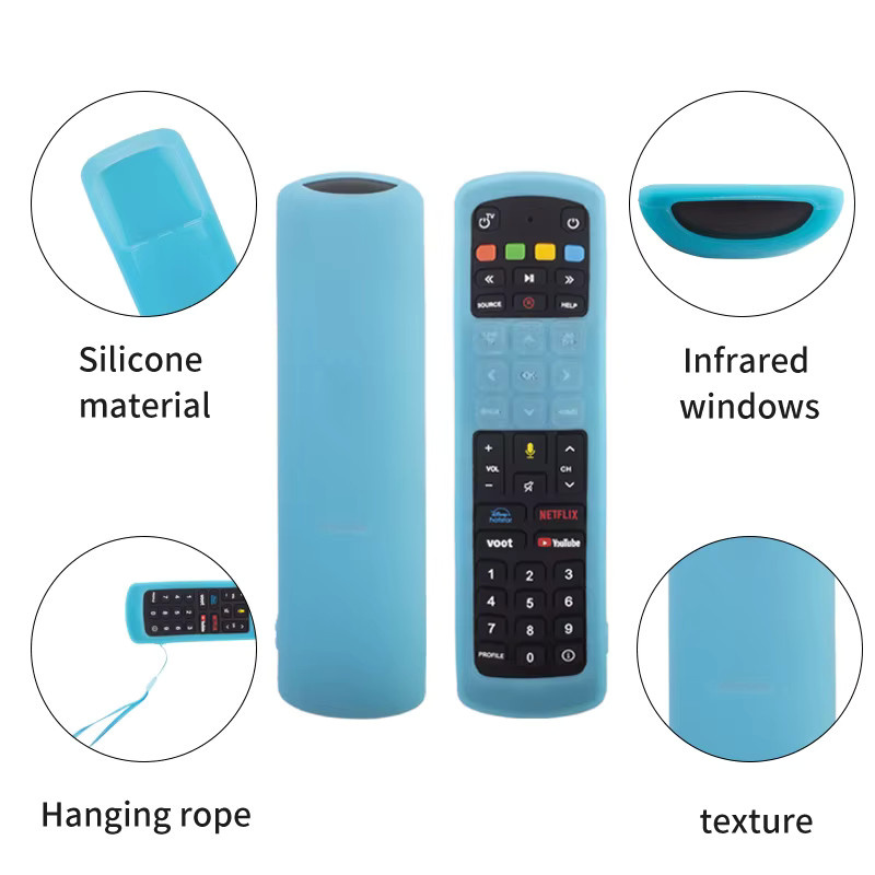 Weiche Silikonhülle für JIO TV Remote Cover in Blau - Bild 3
