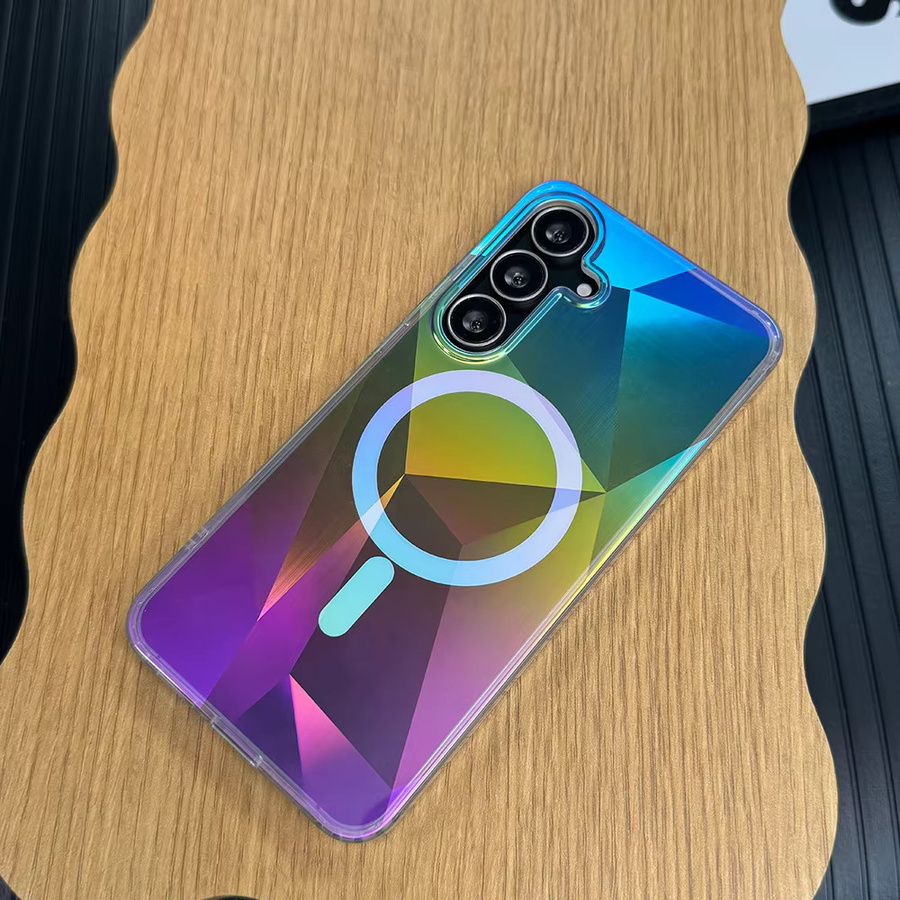 Modische Handyhülle mit Diamant-Design und Magnetfunktion für Samsung Galaxy S26, S25 Ultra, S25 Edge, S25 und S24 FE in Multicolor - Bild 2