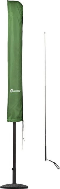 Sekey Sonnenschirm Schutzhülle aus grünem Polyester für 300 cm Balkonschirm - Bild 1