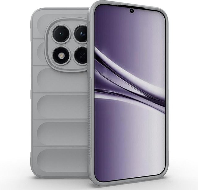 Stoßfeste Silikon Schutzhülle für Xiaomi Poco M8 Pro in Schwarz - Bild 1