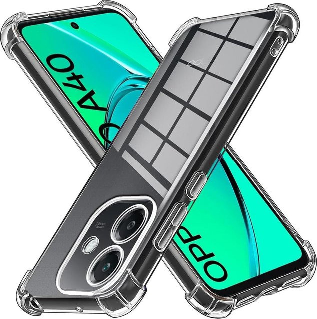 Techsuit Stoßfeste Schutzhülle für Oppo A3 4G in Transparent - Bild 1
