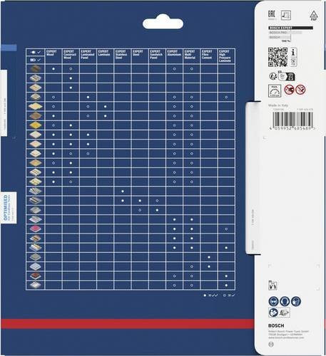 Bosch Kreissägeblatt mit 48 Zähnen, Carbide Tipped, für Edelstahl und Metall, Blau - Bild 1