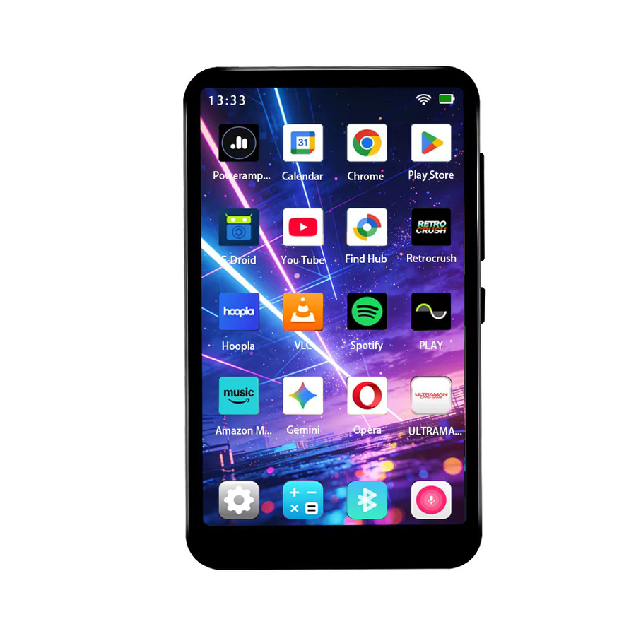 Famue BF61 Ultimate MP4-Player mit Android 13, WLAN und Bluetooth, 4GB RAM, Schwarz - Bild 4