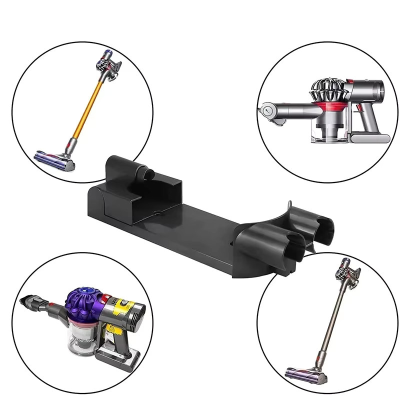 Wandmontierte Docking Station und Halterung für Dyson Staubsauger V6 V7 V8 V10 V11 zur Aufbewahrung von Ladegerät und Zubehör aus Kunststoff - Bild 2