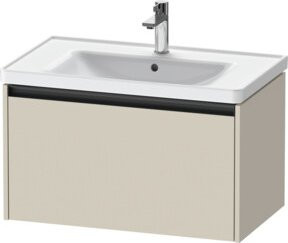 Duravit Waschtischunterschrank Ketho.2 in Tau matt, wandhängend mit 1 Auszug, B: 78,4 cm, T: 45,5 cm, H: 44,0 cm - Bild 1
