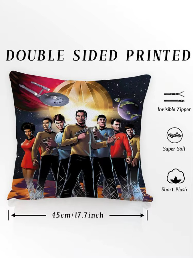 Fiction Entertainment Star Trek Kissenbezug aus Seide, Multicolour, B/B: 30 x 30 cm - Bild 7