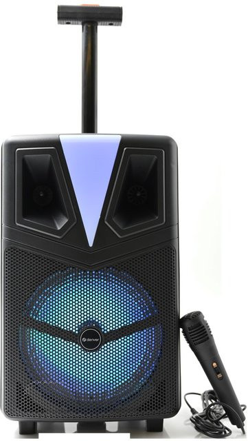 Denver TSP-307 Bluetooth Trolley Lautsprecher in Schwarz mit 120W max. und LED-Lichtern - Bild 1
