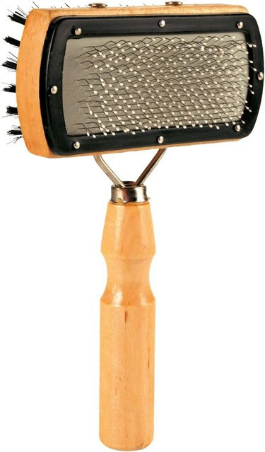 Jollypaw Bürste beidseitig in Braun, B: 18 cm, H: 10 cm - Bild 1
