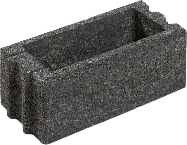 Diephaus Mauer Canta Quarzit Normalstein in Grau, B/T/H: 50 x 25 x 20 cm - Bild 1