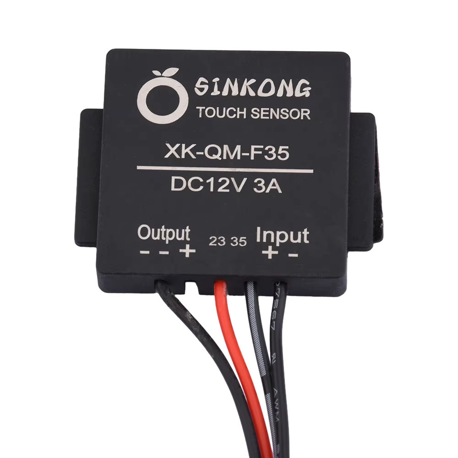 Aideepen DC 12V 3A Touch Dimmer Induktiver LED Schalter für Spiegel und Lampen in Schwarz - Bild 2
