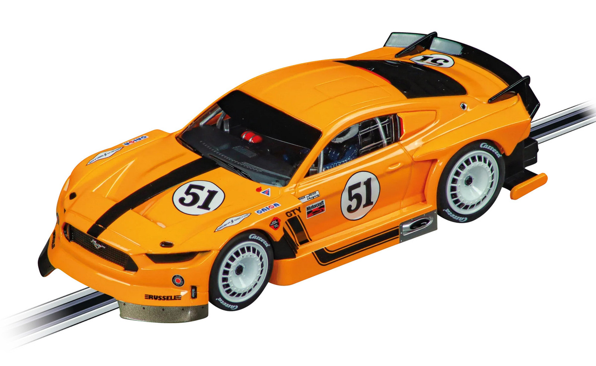 Carrera Evolution Ford Mustang GTY No.51 Auto orange - Bild 1