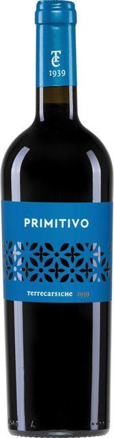 Terrecarsiche 1939 Primitivo Rotwein, Apulien, 2025, halbtrocken, 0,75 l - Bild 1