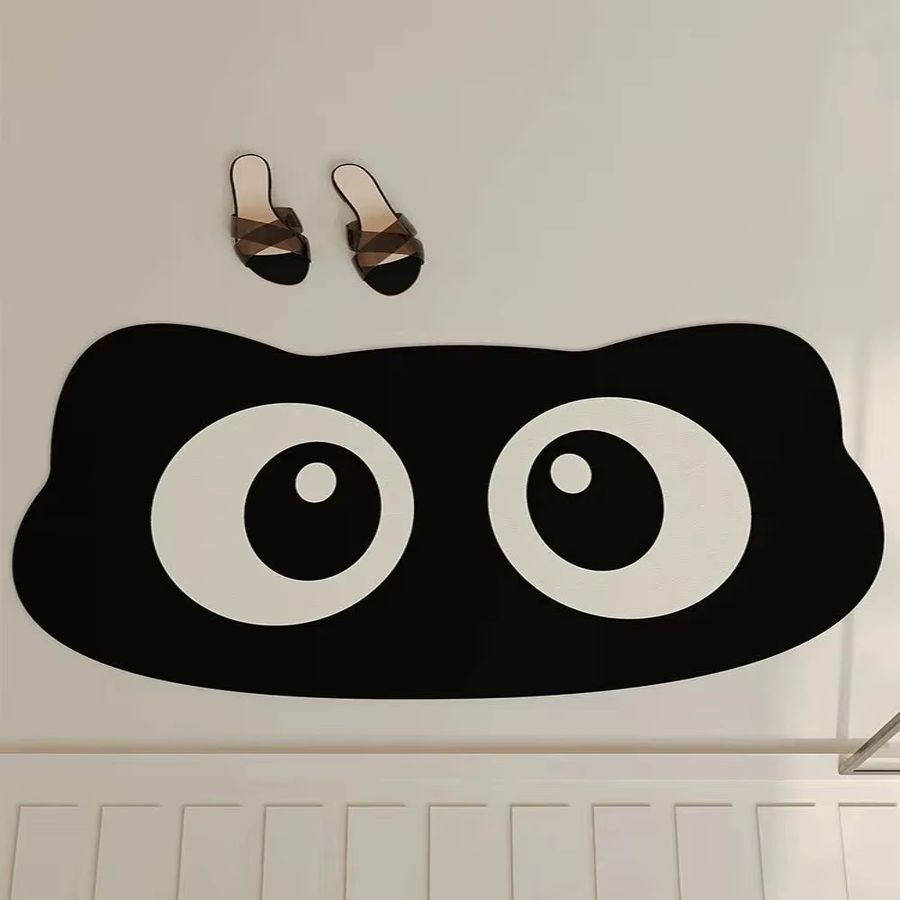 VIKAMA 3-teiliges rutschfestes Badematten-Set mit Katzenklauen-Design inklusive U-förmiger Toilettenmatte für Badewanne und Dusche - Bild 2