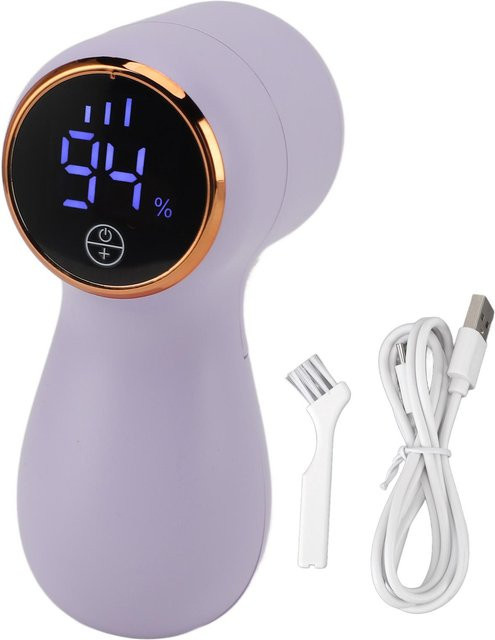 OutsideWorld Fusselentferner USB wiederaufladbar in Violett mit austauschbaren Klingen - Bild 1