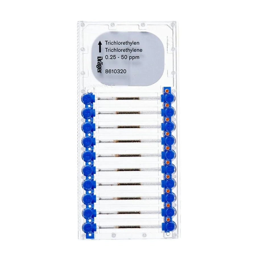 Dräger Microtubes für Trichlorethylen 0,25 50 Ppm transparent - Bild 2