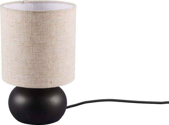 LIVARNO Tischleuchte aus Keramik in Grau mit LED und warmweißem Licht - Bild 1