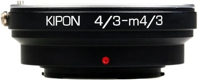 Kipon Adapter von 4/3 auf Micro Four Thirds (MFT) in Schwarz für Panasonic und Olympus - Bild 1