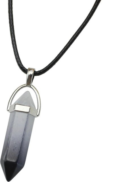 YULIN Halskette mit Anhänger, Lapislazuli, Messing, Silber, Unisex - Bild 1