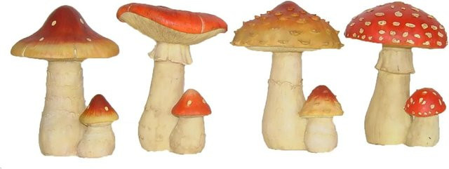 Sunny Garden Deko-Pilze aus Polyresin, Höhe: 12 cm - Bild 1