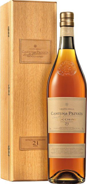 Bocchino Grappa & Pomace Brandy, Piemont, 21 Jahre, 45% vol, 3,0 l - Bild 1