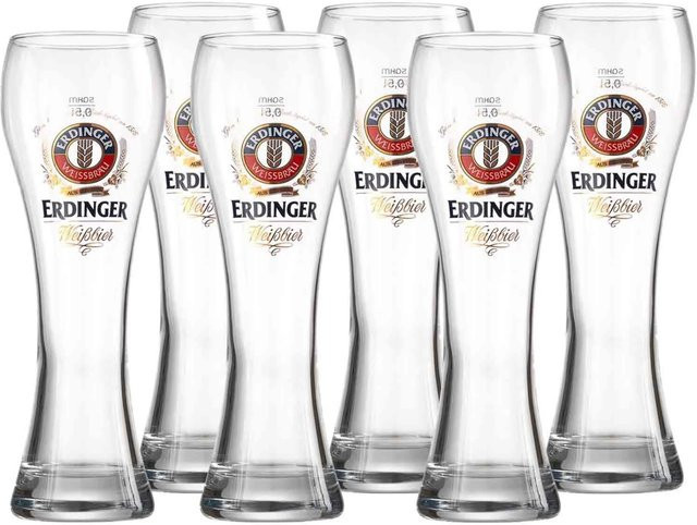 Ritzenhoff & Breker Erdinger Weizenbierglas transparent 6er Set 500 ml - Bild 1