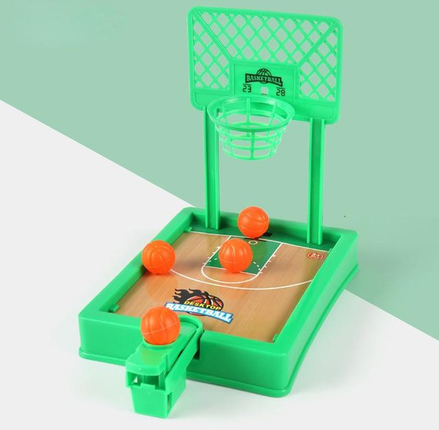 TianJinGeErLiShangMaoYouXianGongSi Finger Mini Basketball Schießen Maschine Desktop Brettspiel grün - Bild 1