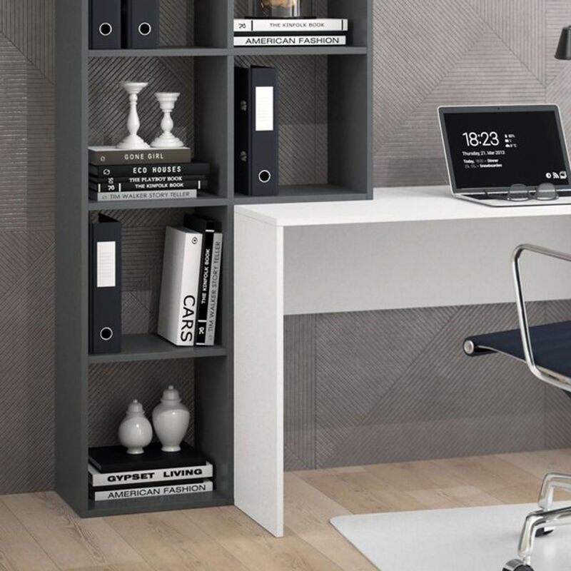 Vicco Schreibtisch Mara mit Regal Raumteiler als Computertisch und Arbeitstisch für dein Büro - Bild 2