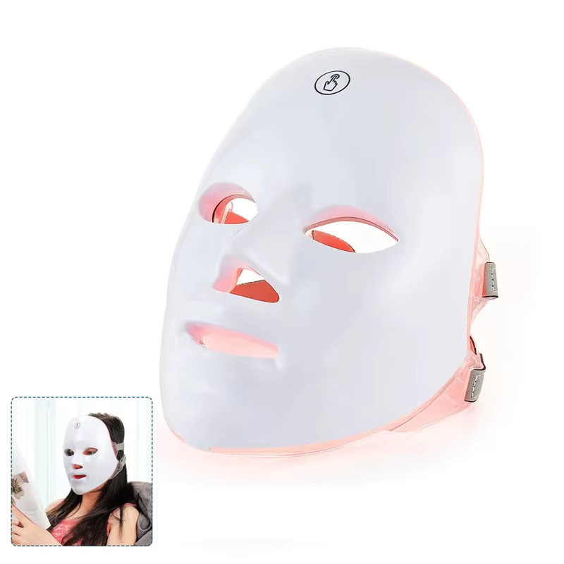 foreverlily LED Gesichts- und Halsmaske, weiß, Unisex - Bild 1