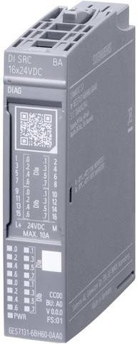 Siemens SPS-Digitaleingangsmodul 6ES7131-6BH60-0AA0 in Grau - Bild 1